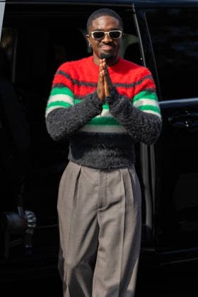 Caleb McLaughlin at Lacoste Collection Femme Prêt à Porter Automne Hiver 2026 2027 fashion show during Paris Fashion Week on march 8th 2026 Thibault Duboucher Bestimage Celebrities at Lacoste Women Ready to Wear Fall Winter 2026 2027 Collection fashion show, during Paris Fashion Week on march 8th 2026 Paris France  Copyright: xThibaultxDuboucherx xBestimagexThibaultxDuboucherx xBestimagex