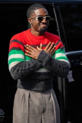 Caleb McLaughlin at Lacoste Collection Femme Prêt à Porter Automne Hiver 2026 2027 fashion show during Paris Fashion Week on march 8th 2026 Thibault Duboucher Bestimage Celebrities at Lacoste Women Ready to Wear Fall Winter 2026 2027 Collection fashion show, during Paris Fashion Week on march 8th 2026 Paris France  Copyright: xThibaultxDuboucherx xBestimagexThibaultxDuboucherx xBestimagex