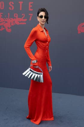 PFW - Lacoste Photocall Milla Lapidus attends the Lacoste Womenswear Fall Winter 2026-2027 show as part of Paris Fashion Week on March 08, 2026 at Roland Garros Stadium in Paris, France. Photo by Laurent Zabulon ABACAPRESS.COM Paris France  Copyright: xZabulonxLaurent ABACAx