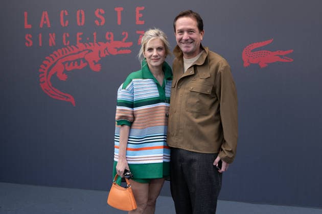 PFW - Lacoste Photocall Melanie Laurent and Eric Vallat attend the Lacoste Womenswear Fall Winter 2026-2027 show as part of Paris Fashion Week on March 08, 2026 at Roland Garros Stadium in Paris, France. Photo by Laurent Zabulon ABACAPRESS.COM Paris France  Copyright: xZabulonxLaurent ABACAx