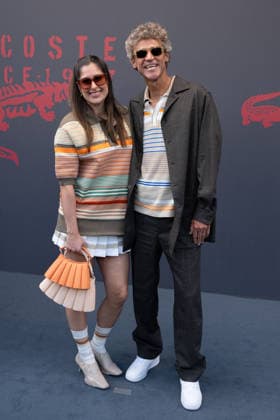 PFW - Lacoste Photocall Lauren Lake and Gustavo Kuerten attend the Lacoste Womenswear Fall Winter 2026-2027 show as part of Paris Fashion Week on March 08, 2026 at Roland Garros Stadium in Paris, France. Photo by Laurent Zabulon ABACAPRESS.COM Paris France  Copyright: xZabulonxLaurent ABACAx