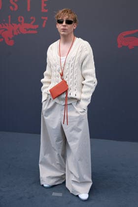 PFW - Lacoste Photocall Eddy de Pretto attends the Winter 2026-2027 show as part of Paris Fashion Week on March 08, 2026 at Roland Garros Stadium in Paris, France. Photo by Laurent Zabulon ABACAPRESS.COM Paris France  Copyright: xZabulonxLaurent ABACAx