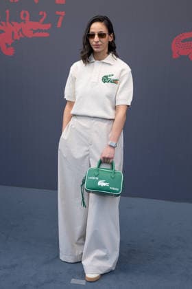 PFW - Lacoste Photocall Nadia Melliti attends the Winter 2026-2027 show as part of Paris Fashion Week on March 08, 2026 at Roland Garros Stadium in Paris, France. Photo by Laurent Zabulon ABACAPRESS.COM Paris France  Copyright: xZabulonxLaurent ABACAx