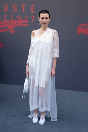 PFW - Lacoste Photocall Amalie Gassmann attends the Winter 2026-2027 show as part of Paris Fashion Week on March 08, 2026 at Roland Garros Stadium in Paris, France. Photo by Laurent Zabulon ABACAPRESS.COM Paris France  Copyright: xZabulonxLaurent ABACAx
