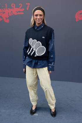 PFW - Lacoste Photocall Caetana Botelho Afonso attends the Lacoste Womenswear Fall Winter 2026-2027 show as part of Paris Fashion Week on March 08, 2026 at Roland Garros Stadium in Paris, France. Photo by Laurent Zabulon ABACAPRESS.COM Paris France  Copyright: xZabulonxLaurent ABACAx