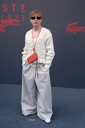 PFW - Lacoste Photocall Eddy de Pretto attends the Winter 2026-2027 show as part of Paris Fashion Week on March 08, 2026 at Roland Garros Stadium in Paris, France. Photo by Laurent Zabulon ABACAPRESS.COM Paris France  Copyright: xZabulonxLaurent ABACAx