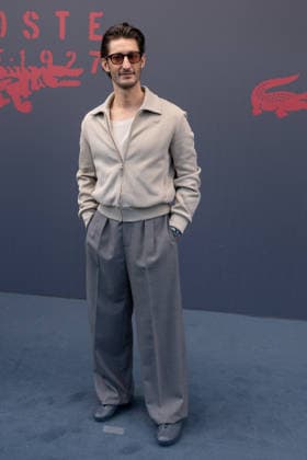 PFW - Lacoste Photocall Pierre Niney attends the Lacoste Womenswear Fall Winter 2026-2027 show as part of Paris Fashion Week on March 08, 2026 at Roland Garros Stadium in Paris, France. Photo by Laurent Zabulon ABACAPRESS.COM Paris France  Copyright: xZabulonxLaurent ABACAx
