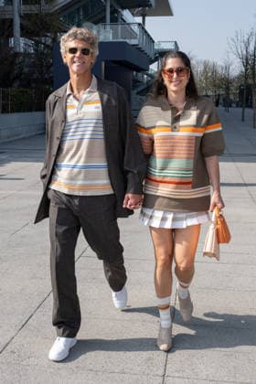 PFW - Lacoste Photocall Lauren Lake and Gustavo Kuerten attend the Lacoste Womenswear Fall Winter 2026-2027 show as part of Paris Fashion Week on March 08, 2026 at Roland Garros Stadium in Paris, France. Photo by Laurent Zabulon ABACAPRESS.COM Paris France  Copyright: xZabulonxLaurent ABACAx