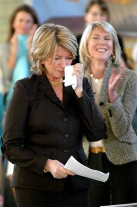 M STEWART CONF AR Jan. 21, 2002 - K42075AR.MARTHA STEWART PRESS CONFERENCE AT HER OMNIMEDIA OFFICES IN NEW YORK CITY..26TH STREET, NEW YORK CITY..03-07-2005. ANDREA RENAULT- 2005.MARTHA STEWART WITH SUSAN LYNE Copyright: xAndreaxRenaultx