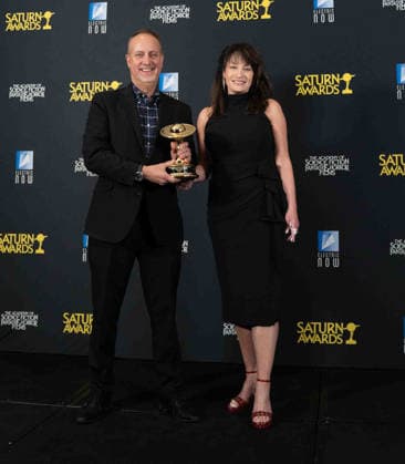 March 8, 2026, Hollywood, California, United States: John Westphal and Karen Bailey arrive on the red carpet of the 53rd Annual Saturn Awards at The Hilton Universal City Hotel in Hollywood California on Mar. 8, 2026. (Contributing Photographer, Hollywood United States - ZUMAt169 20260308_zep_t169_038 Copyright: xConnorxTerryx