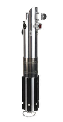 Harpoon gun used in classic movie Jaws on sale for £370,000 Story from Jam Press (Jaws Harpoon Sale) Pictured: A lightsaber hilt from the 2015 ‘Star Wars: The Force Awakens’, seen during Rey s confrontation with Kylo Ren, which has an estimate of £80,000. Harpoon gun used in classic movie Jaws on sale for £370,000 The harpoon gun from the classic movie Jaws is on sale for £370,000. The prop used by Quint, played by Robert Shaw in the 1975 blockbuster, is accompanied by its original case. Also offered is Quint’s fishing rod with production-used reel. Featured during the film’s early shark encounter and handled by Quint, Hooper, and Brody, the rod is estimated at £125,000. The items are described as two of the most significant artifac  Copyright: xJamxPress Propstore