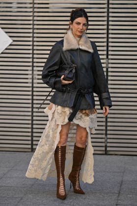 PFW Zimmermann Outside Arrivals Kelly Piquet arriving at the Zimmermann show during Fashion Week in Paris, France on March 9, 2026. Photo by Julien Reynaud APS-Medias ABACAPRESS.COM Paris France  Copyright: xReynaudxJulien APS-Medias ABACAx