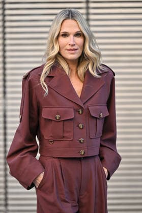 PFW Zimmermann Outside Arrivals Molly Sims arriving at the Zimmermann show during Fashion Week in Paris, France on March 9, 2026. Photo by Julien Reynaud APS-Medias ABACAPRESS.COM Paris France  Copyright: xReynaudxJulien APS-Medias ABACAx