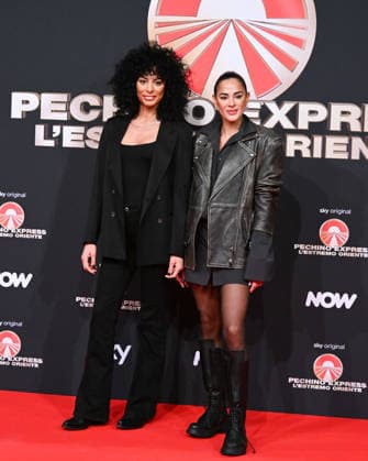 Milan, photocall for the contestants of the new edition of Pechino Express 2026, starting March 12 on Sky. Pictured: Candelaria and Camila Solórzano.  Copyright: xManuelexMangiarottix xipa-agency.netx xManuelexMangiarottix IPA_Agency_IPA72619672