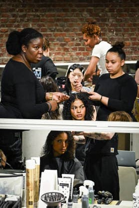 PFW - Backstage of Shiatzy Chen Runway in Paris FA Models get prepared before the runway for the Shiatzy Chen collection as part of Paris Fashion Week in Paris, on March 9, 2026. Photo by Firas Abdullah ABACAPRESS.COM Paris Ile-de-France France  Copyright: xAbdullahxFiras ABACAx