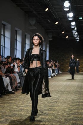 PFW - Shiatzy Chen Runway in Paris FA A model walks the runway for the Shiatzy Chen collection as part of Paris Fashion Week in Paris, on March 9, 2026. Photo by Firas Abdullah ABACAPRESS.COM Paris Ile-de-France France  Copyright: xAbdullahxFiras ABACAx