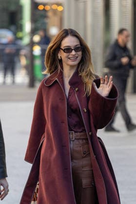 Lily James Zimmermann Fashion Show Woman Ready to Wear Fall Winter 2026 2027 Collection at Carreau du Temple during Paris Fashion Week, on March 9th, 2026 Florian Lavielle Bestimage Zimmermann Fashion Show Woman Ready to Wear Fall Winter 2026 2027 Collection, during Paris Fashion Week, on March 9th, 2026 Paris France  Copyright: xFlorianxLaviellex xBestimagexFlorianxLaviellex xBestimagex