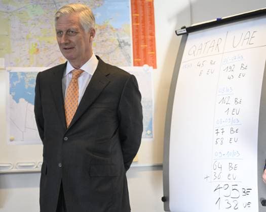 King Philippe visits the Crisis Centre of the SPF-FOD BRUSSELS, BELGIUM - MARCH 09 : King Philippe visits the Crisis Centre of the SPF-FOD. Foreign Affairs to facilitate the registration of Belgian real estate in Moyen-Orient and to contribute to the return of new partners and cooperation with Belgian diplomatic posts and defense services. During your visit, you will be informed about the current situation in the consular situation and the developments in the region regarding your geographic plan. It is accompanied by Maxime Prevot (Minister for Foreign Affairs) on March 9, 2026 in Brussels, Belgium, 09 03 2026 Brussels Belgium  Copyright: xDidierxLebrunx