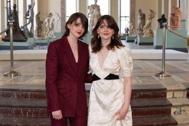 PFW - Gabriela Hearst Photocall Olivia Isacson and Mia Isacson attend the Gabriela Hearst Winter 2026-2027 show as part of Paris Fashion Week on March 9, 2026 at Petit Palais in Paris, France. Photo by Laurent Zabulon ABACAPRESS.COM Paris France  Copyright: xZabulonxLaurent ABACAx