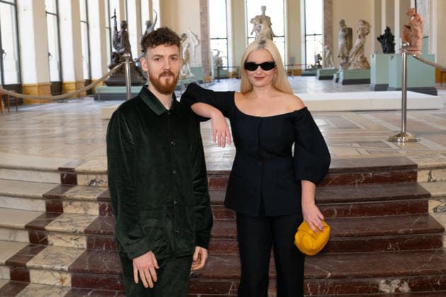 PFW - Gabriela Hearst Photocall Jack Patterson and Grace Chatto attend the Gabriela Hearst Winter 2026-2027 show as part of Paris Fashion Week on March 9, 2026 at Petit Palais in Paris, France. Photo by Laurent Zabulon ABACAPRESS.COM Paris France  Copyright: xZabulonxLaurent ABACAx