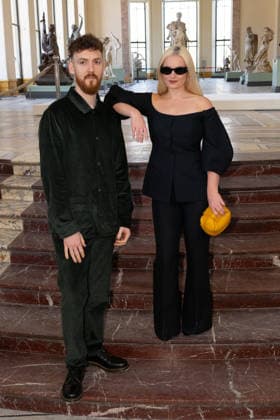PFW - Gabriela Hearst Photocall Jack Patterson and Grace Chatto attend the Gabriela Hearst Winter 2026-2027 show as part of Paris Fashion Week on March 9, 2026 at Petit Palais in Paris, France. Photo by Laurent Zabulon ABACAPRESS.COM Paris France  Copyright: xZabulonxLaurent ABACAx