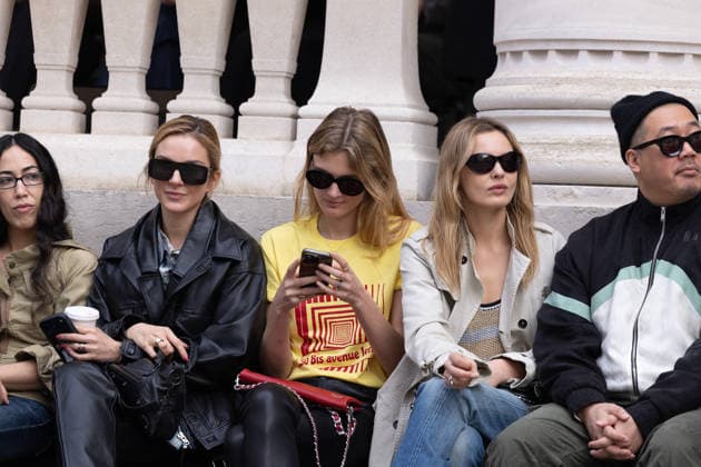 Gaia Repossi, Constance Jablonski and Paige Reifler at the Front Row at the Zadig Voltaire Zadig Voltaire Fashion Show Ready to Wear Collection Fall Winter 2026 2027 during Paris Fashion Week PFW , Palais Galliera, Paris, France, March 09, 2026 Jeremy Melloul Bestimage Front Row at the Zadig Voltaire Zadig Voltaire Fashion Show Ready to Wear Collection Fall Winter 2026 2027 during Paris Fashion Week on March 09, 2026 Paris France  Copyright: xJeremyxMelloulx xBestimagexJeremyxMelloulx xBestimagex