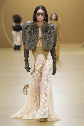 PFW - Zimmermann Runway A model walks the runway during the Zimmermann Womenswear Fall Winter 2026-2027 show as part of Paris Fashion Week on March 9, 2026 in Paris, France. Photo by Alain Gil Gonzalez ABACAPRESS.COM Paris France  Copyright: xGonzalezxAlain-Gil ABACAx