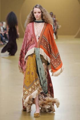 PFW - Zimmermann Runway A model walks the runway during the Zimmermann Womenswear Fall Winter 2026-2027 show as part of Paris Fashion Week on March 9, 2026 in Paris, France. Photo by Alain Gil Gonzalez ABACAPRESS.COM Paris France  Copyright: xGonzalezxAlain-Gil ABACAx