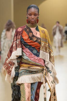 PFW - Zimmermann Runway A model walks the runway during the Zimmermann Womenswear Fall Winter 2026-2027 show as part of Paris Fashion Week on March 9, 2026 in Paris, France. Photo by Alain Gil Gonzalez ABACAPRESS.COM Paris France  Copyright: xGonzalezxAlain-Gil ABACAx