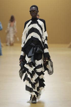 PFW - Zimmermann Runway A model walks the runway during the Zimmermann Womenswear Fall Winter 2026-2027 show as part of Paris Fashion Week on March 9, 2026 in Paris, France. Photo by Alain Gil Gonzalez ABACAPRESS.COM Paris France  Copyright: xGonzalezxAlain-Gil ABACAx