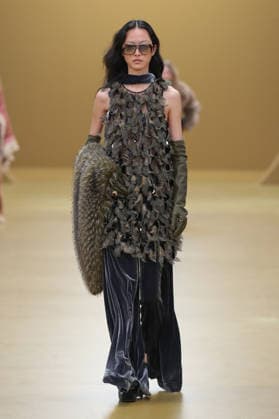PFW - Zimmermann Runway A model walks the runway during the Zimmermann Womenswear Fall Winter 2026-2027 show as part of Paris Fashion Week on March 9, 2026 in Paris, France. Photo by Alain Gil Gonzalez ABACAPRESS.COM Paris France  Copyright: xGonzalezxAlain-Gil ABACAx