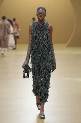 PFW - Zimmermann Runway A model walks the runway during the Zimmermann Womenswear Fall Winter 2026-2027 show as part of Paris Fashion Week on March 9, 2026 in Paris, France. Photo by Alain Gil Gonzalez ABACAPRESS.COM Paris France  Copyright: xGonzalezxAlain-Gil ABACAx
