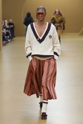 PFW - Zimmermann Runway A model walks the runway during the Zimmermann Womenswear Fall Winter 2026-2027 show as part of Paris Fashion Week on March 9, 2026 in Paris, France. Photo by Alain Gil Gonzalez ABACAPRESS.COM Paris France  Copyright: xGonzalezxAlain-Gil ABACAx