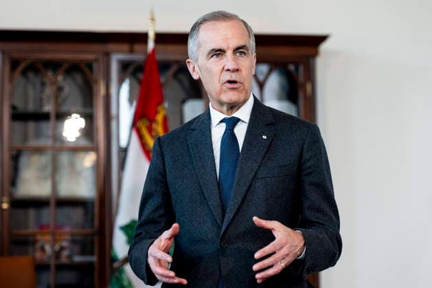 March 9, 2026, Ottawa, On, Canada: Prime Minister Mark Carney speaks as he meets with Premier of Prince Edward Island Rob Lantz, not pictured, in his office in Ottawa on Monday, March 9, 2026. Ottawa Canada  - ZUMAc35_ 20260309_zaf_c35_006 Copyright: xSpencerxColbyx