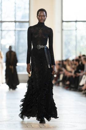 PFW - Gabriela Hearst Runway LZ A model walks the runway during the Gabriela Hearst Winter 2026-2027 show as part of Paris Fashion Week on March 09, 2026 at Petit Palais in Paris, France. Photo by Laurent Zabulon ABACAPRESS.COM  Copyright: xZabulonxLaurent ABACAx