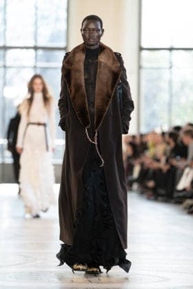 PFW - Gabriela Hearst Runway LZ A model walks the runway during the Gabriela Hearst Winter 2026-2027 show as part of Paris Fashion Week on March 09, 2026 at Petit Palais in Paris, France. Photo by Laurent Zabulon ABACAPRESS.COM  Copyright: xZabulonxLaurent ABACAx
