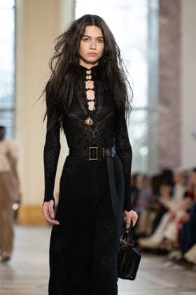 PFW - Gabriela Hearst Runway LZ A model walks the runway during the Gabriela Hearst Winter 2026-2027 show as part of Paris Fashion Week on March 09, 2026 at Petit Palais in Paris, France. Photo by Laurent Zabulon ABACAPRESS.COM  Copyright: xZabulonxLaurent ABACAx