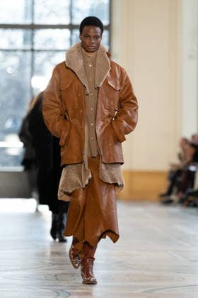 PFW - Gabriela Hearst Runway LZ A model walks the runway during the Gabriela Hearst Winter 2026-2027 show as part of Paris Fashion Week on March 09, 2026 at Petit Palais in Paris, France. Photo by Laurent Zabulon ABACAPRESS.COM  Copyright: xZabulonxLaurent ABACAx