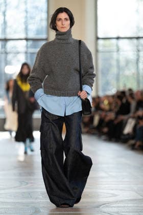 PFW - Gabriela Hearst Runway LZ A model walks the runway during the Gabriela Hearst Winter 2026-2027 show as part of Paris Fashion Week on March 09, 2026 at Petit Palais in Paris, France. Photo by Laurent Zabulon ABACAPRESS.COM  Copyright: xZabulonxLaurent ABACAx