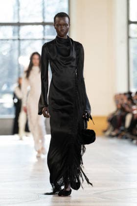 PFW - Gabriela Hearst Runway LZ A model walks the runway during the Gabriela Hearst Winter 2026-2027 show as part of Paris Fashion Week on March 09, 2026 at Petit Palais in Paris, France. Photo by Laurent Zabulon ABACAPRESS.COM  Copyright: xZabulonxLaurent ABACAx