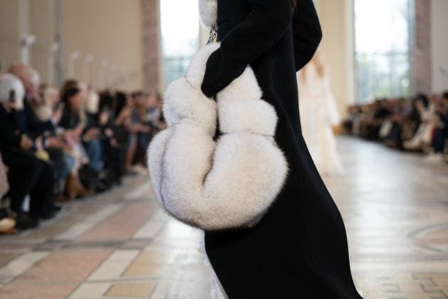 PFW - Gabriela Hearst Runway LZ A model walks the runway during the Gabriela Hearst Winter 2026-2027 show as part of Paris Fashion Week on March 09, 2026 at Petit Palais in Paris, France. Photo by Laurent Zabulon ABACAPRESS.COM  Copyright: xZabulonxLaurent ABACAx