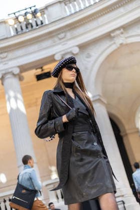 PFW Zadig et Voltaire Runway NB Model walks on the runway at the Zadig & Voltaire Womenswear Fall Winter 2026-2027 show as part of Paris Fashion Week on March 09, 2026 in Paris, France. Photo by Nasser Berzane ABACAPRESS.COM Paris France  Copyright: xBerzanexNasser ABACAx