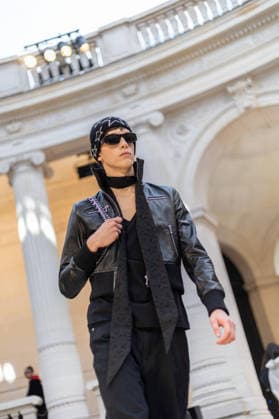PFW Zadig et Voltaire Runway NB Model walks on the runway at the Zadig & Voltaire Womenswear Fall Winter 2026-2027 show as part of Paris Fashion Week on March 09, 2026 in Paris, France. Photo by Nasser Berzane ABACAPRESS.COM Paris France  Copyright: xBerzanexNasser ABACAx