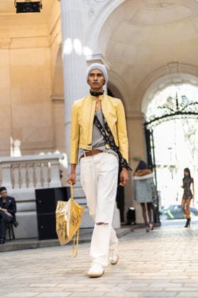 PFW Zadig et Voltaire Runway NB Model walks on the runway at the Zadig & Voltaire Womenswear Fall Winter 2026-2027 show as part of Paris Fashion Week on March 09, 2026 in Paris, France. Photo by Nasser Berzane ABACAPRESS.COM Paris France  Copyright: xBerzanexNasser ABACAx