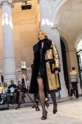 PFW Zadig et Voltaire Runway NB Model walks on the runway at the Zadig & Voltaire Womenswear Fall Winter 2026-2027 show as part of Paris Fashion Week on March 09, 2026 in Paris, France. Photo by Nasser Berzane ABACAPRESS.COM Paris France  Copyright: xBerzanexNasser ABACAx