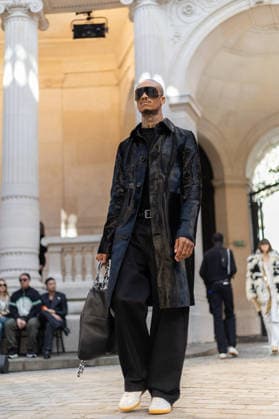 PFW Zadig et Voltaire Runway NB Model walks on the runway at the Zadig & Voltaire Womenswear Fall Winter 2026-2027 show as part of Paris Fashion Week on March 09, 2026 in Paris, France. Photo by Nasser Berzane ABACAPRESS.COM Paris France  Copyright: xBerzanexNasser ABACAx