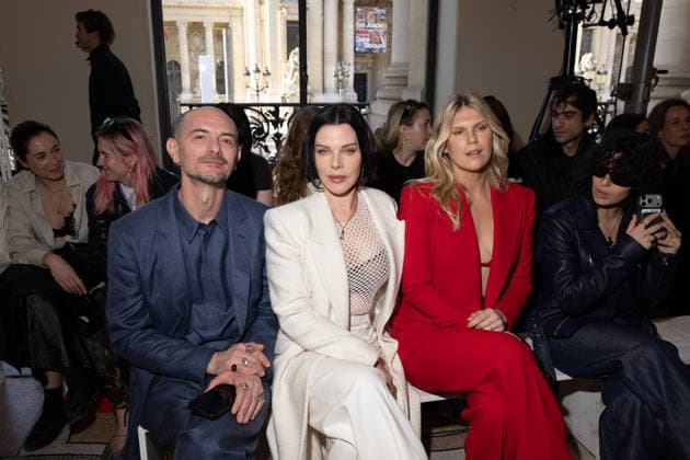 Gabriele Corcos, Debi Mazarau, Alexandra Richards at the Front Row at the Gabriela Hearst Fashion Show Ready to Wear Collection Fall Winter 2026 2027 during Paris Fashion Week PFW , at the Petit Palais, in Paris, France, on March 09, 2026 Jeremy Melloul Bestimage Front Row at the Gabriela Hearst Fashion Show Ready to Wear Collection Fall Winter 2026 2027 during Paris Fashion Week on March 09, 2026  Copyright: xJeremyxMelloulx xBestimagexJeremyxMelloulx xBestimagex