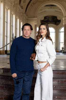 Vito Schnabel, Helena Althof at the Front Row at the Gabriela Hearst Fashion Show Ready to Wear Collection Fall Winter 2026 2027 during Paris Fashion Week PFW , at the Petit Palais, in Paris, France, March 9, 2026 Jeremy Melloul Bestimage Front Row at the Gabriela Hearst Fashion Show Ready to Wear Collection Fall Winter 2026 2027 during Paris Fashion Week on March 09, 2026  Copyright: xJeremyxMelloulx xBestimagexJeremyxMelloulx xBestimagex