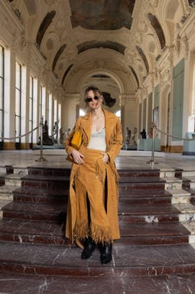 Carla Pereyra at the Front Row at the Gabriela Hearst Fashion Show Ready to Wear Collection Fall Winter 2026 2027 during Paris Fashion Week PFW , at the Petit Palais, in Paris, France, on March 09, 2026 Jeremy Melloul Bestimage Front Row at the Gabriela Hearst Fashion Show Ready to Wear Collection Fall Winter 2026 2027 during Paris Fashion Week on March 09, 2026  Copyright: xJeremyxMelloulx xBestimagexJeremyxMelloulx xBestimagex