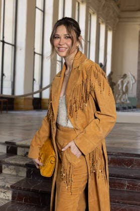 Carla Pereyra at the Front Row at the Gabriela Hearst Fashion Show Ready to Wear Collection Fall Winter 2026 2027 during Paris Fashion Week PFW , at the Petit Palais, in Paris, France, on March 09, 2026 Jeremy Melloul Bestimage Front Row at the Gabriela Hearst Fashion Show Ready to Wear Collection Fall Winter 2026 2027 during Paris Fashion Week on March 09, 2026  Copyright: xJeremyxMelloulx xBestimagexJeremyxMelloulx xBestimagex